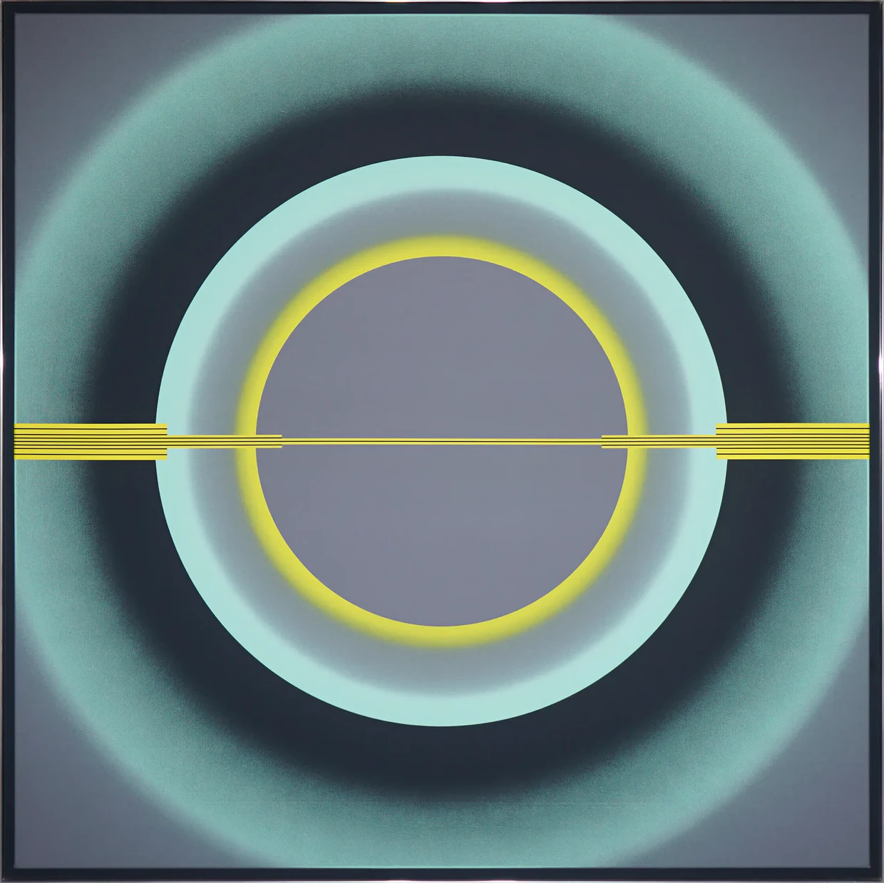 Pi Square Emanations painting with primary state, internal equilibrium, and optical depth